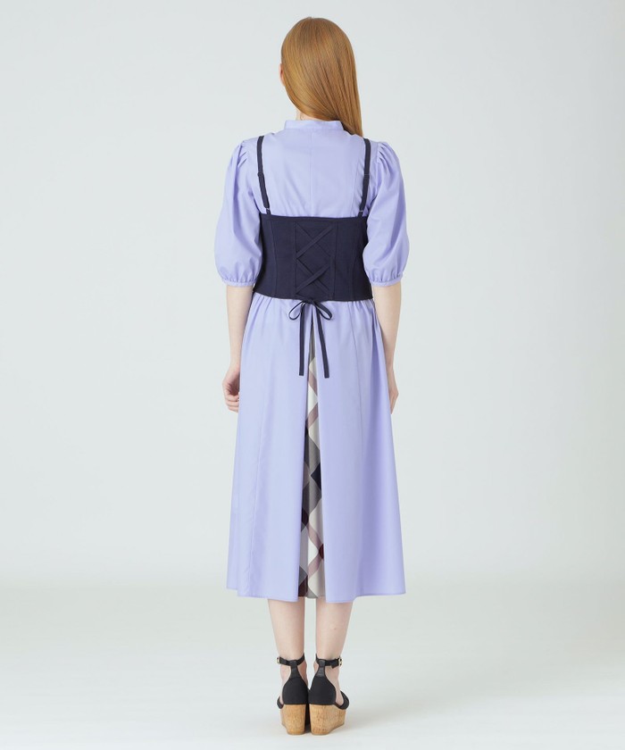 Blue Lab:EZUMi】ニットビスチェシャツドレス(505303327)｜阪急百貨店