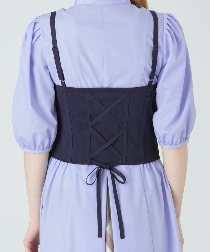 Blue Lab:EZUMi】ニットビスチェシャツドレス(505303327)｜阪急百貨店