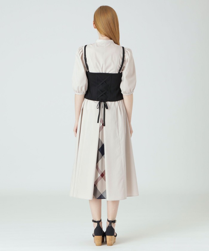 Blue Lab:EZUMi】ニットビスチェシャツドレス(505303327)｜阪急百貨店