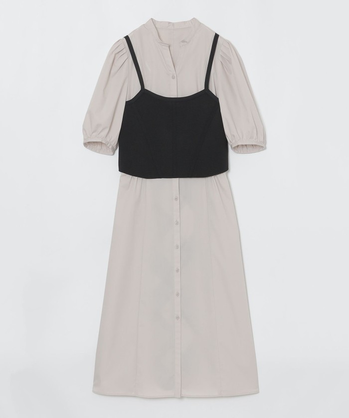 Blue Lab:EZUMi】ニットビスチェシャツドレス(505303327)｜阪急百貨店