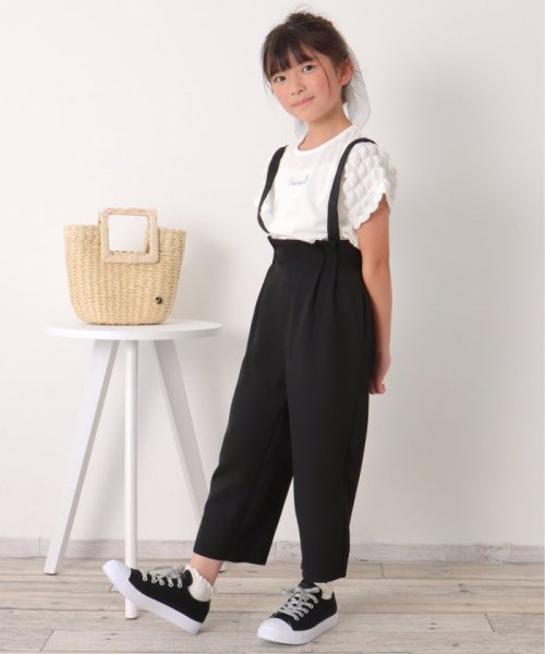 ikka kids(イッカ　キッズ)/ストレッチサス付きワイドパンツ（120〜160cm）/img06