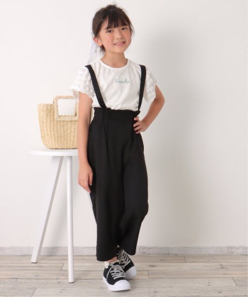 ikka kids(イッカ　キッズ)/ストレッチサス付きワイドパンツ（120〜160cm）/img07