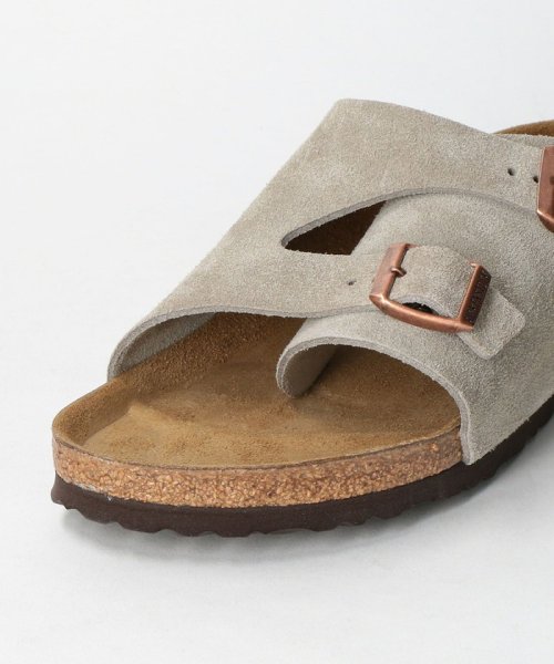 green label relaxing(グリーンレーベルリラクシング)/＜BIRKENSTOCK＞チューリッヒ スエード ベージュ サンダル/img07