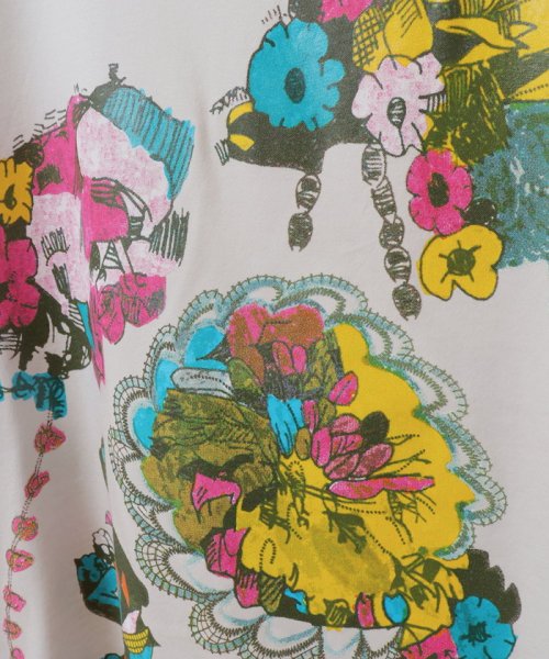 HIROKO BIS(ヒロコビス)/【洗える】パラリンアートチュニックTシャツ（Floris）/img08