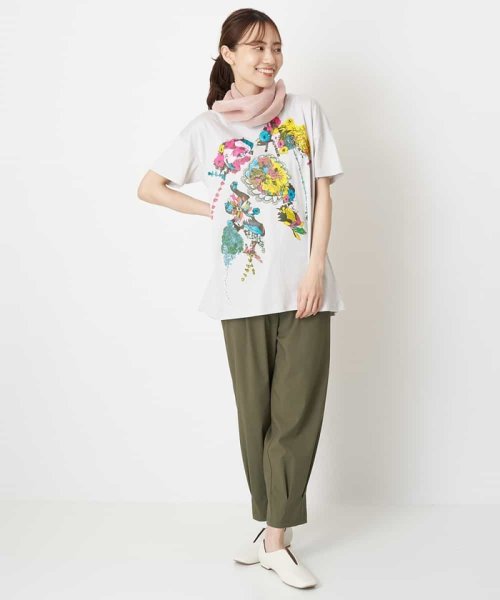 HIROKO BIS(ヒロコビス)/【洗える】パラリンアートチュニックTシャツ（Floris）/img12