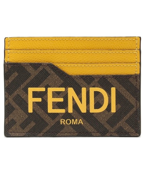 FENDI(フェンディ)/フェンディ カードケース パスケース FENDI ROMA ズッカ柄 FFロゴ ブラウン マルチ メンズ レディース FENDI 7M0333 AJJ5 F1H/img05