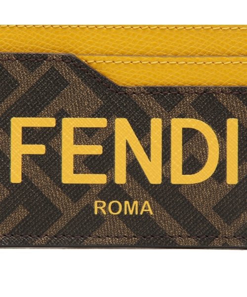 FENDI(フェンディ)/フェンディ カードケース パスケース FENDI ROMA ズッカ柄 FFロゴ ブラウン マルチ メンズ レディース FENDI 7M0333 AJJ5 F1H/img06