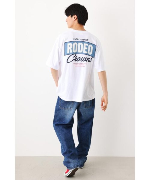 RODEO CROWNS WIDE BOWL(ロデオクラウンズワイドボウル)/メンズデニムアップリケTシャツ/img01
