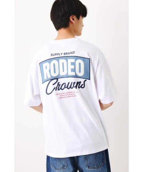 RODEO CROWNS WIDE BOWL(ロデオクラウンズワイドボウル)/メンズデニムアップリケTシャツ/img02