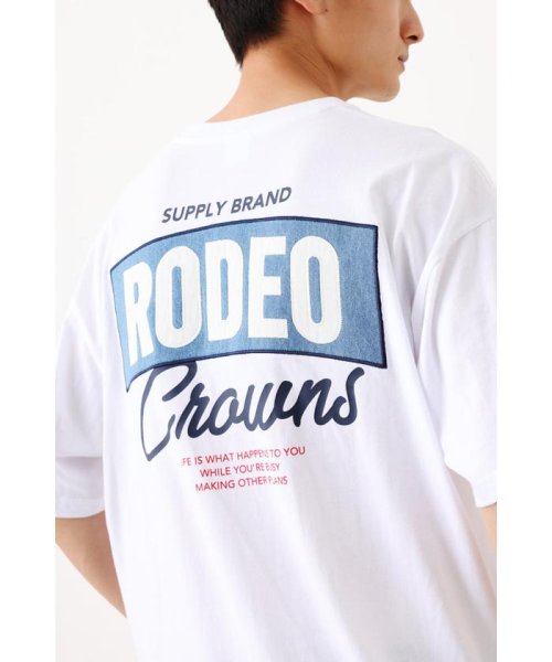 RODEO CROWNS WIDE BOWL(ロデオクラウンズワイドボウル)/メンズデニムアップリケTシャツ/img06