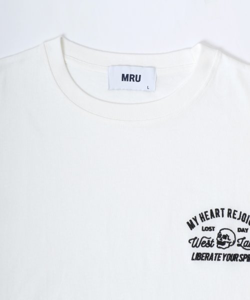 marukawa shonan(marukawa shonan)/【MRU/エムアールユー】コットン100％ ビリヤード ボウリング ルードロゴ刺繍 半袖Tシャツ/メンズ 半袖 トップス カジュアル Tシャツ 綿100 /img23