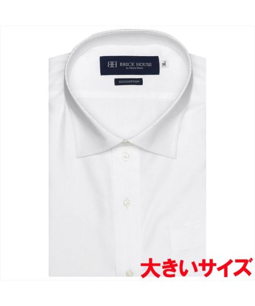 TOKYO SHIRTS(TOKYO SHIRTS)/ワイド 半袖 形態安定 ワイシャツ 綿100%/img02