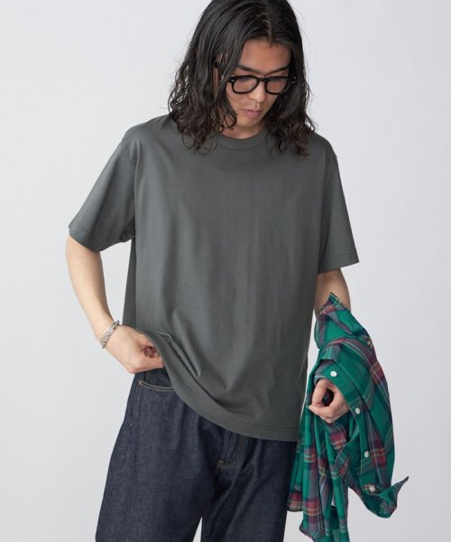 SHIPS MEN(シップス　メン)/SHIPS:〈接触冷感〉 ICE PACK NYLON クルーネック Tシャツ/img09