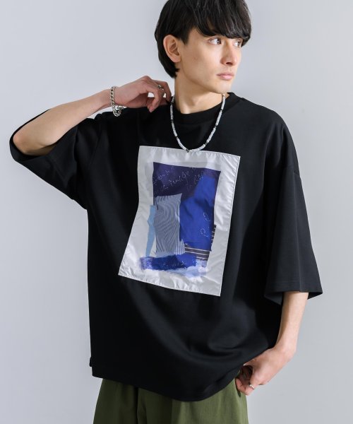 Rocky Monroe(ロッキーモンロー)/半袖Tシャツ アート プリント メンズ レディース クルーネック COOLダンボール カットソー 接触冷感 吸水速乾 UVカット ビッグシルエット オーバーサイ/img14