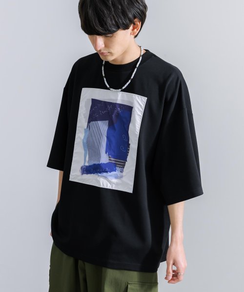 Rocky Monroe(ロッキーモンロー)/半袖Tシャツ アート プリント メンズ レディース クルーネック COOLダンボール カットソー 接触冷感 吸水速乾 UVカット ビッグシルエット オーバーサイ/img15