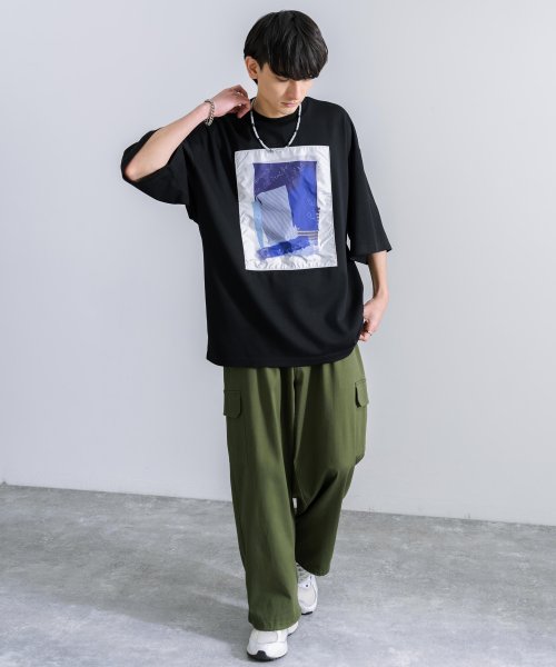 Rocky Monroe(ロッキーモンロー)/半袖Tシャツ アート プリント メンズ レディース クルーネック COOLダンボール カットソー 接触冷感 吸水速乾 UVカット ビッグシルエット オーバーサイ/img16