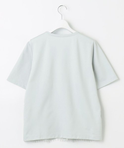 JIYU-KU(LARGE SIZE)(自由区（大きいサイズ）)/【洗える】レースコンビ Tシャツ/img08