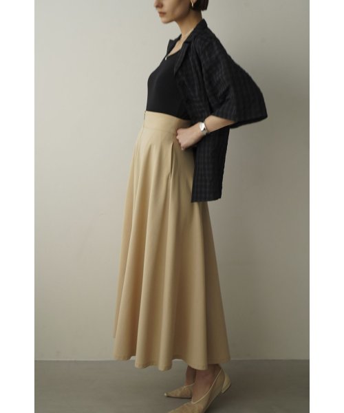 CLANE(クラネ)/W FACE FRONT ZIP FLARE SKIRT/img33