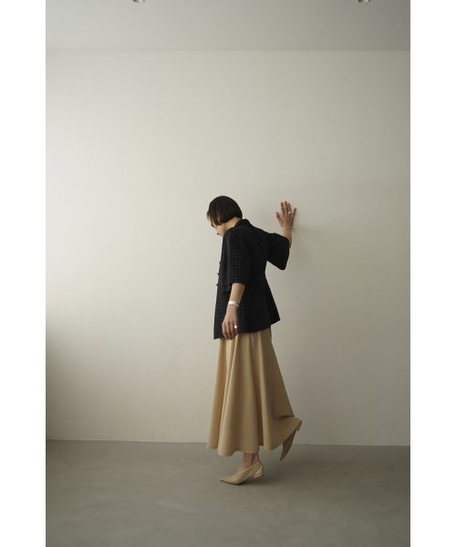 CLANE(クラネ)/W FACE FRONT ZIP FLARE SKIRT/img38