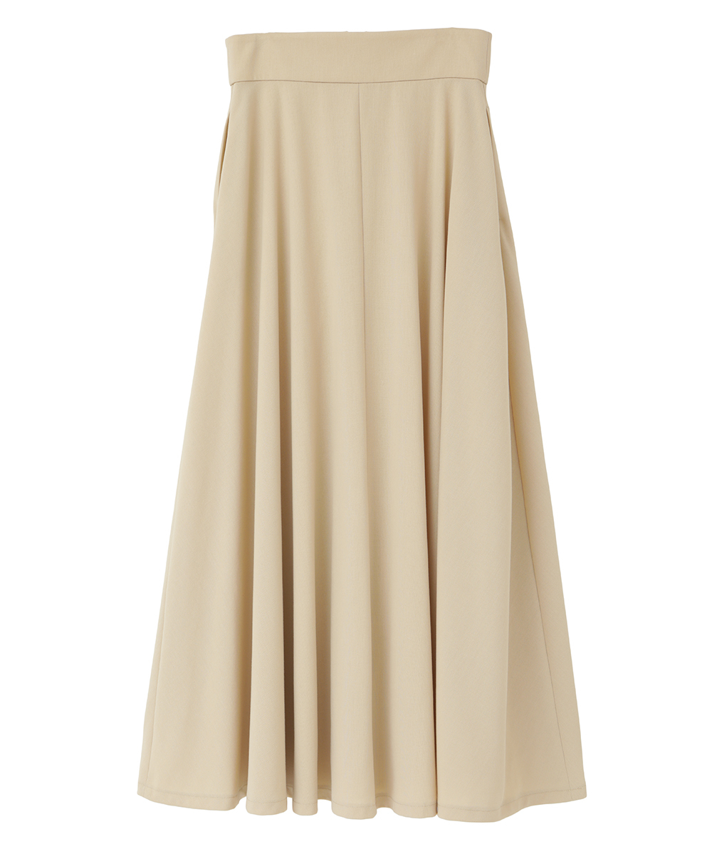 セール】W FACE FRONT ZIP FLARE SKIRT(505309533) | クラネ(CLANE