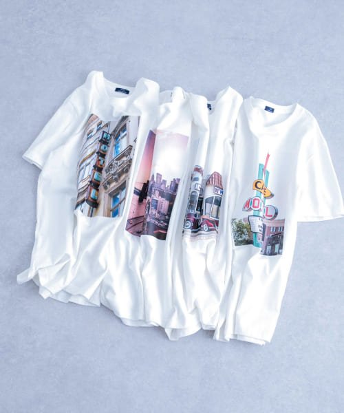 ITEMS URBANRESEARCH(アイテムズアーバンリサーチ（メンズ）)/Box Photo Printed T－shirts/img15