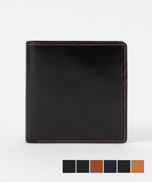 ホワイトハウスコックス Whitehouse Cox ES2376 二つ折り財布 HIPSTER CARD WALLET メンズ 財布 ミニ財布 小銭入れ シン 