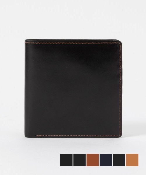 Whitehouse Cox(ホワイトハウスコックス)/ホワイトハウスコックス Whitehouse Cox ES2376 二つ折り財布 HIPSTER CARD WALLET メンズ 財布 ミニ財布 小銭入れ シン/img01