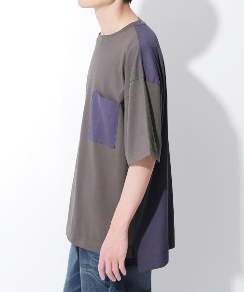 osharewalker(オシャレウォーカー)/『汗ジミ防止配色デザインTシャツ』/img02