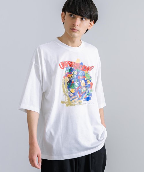 Rocky Monroe(ロッキーモンロー)/Tシャツ 半袖 刺繍 プリント カットソー メンズ レディース ビッグシルエット オーバーサイズ ゆったり ルーズ ワイド クルーネック TC天竺 カジュアル /img01