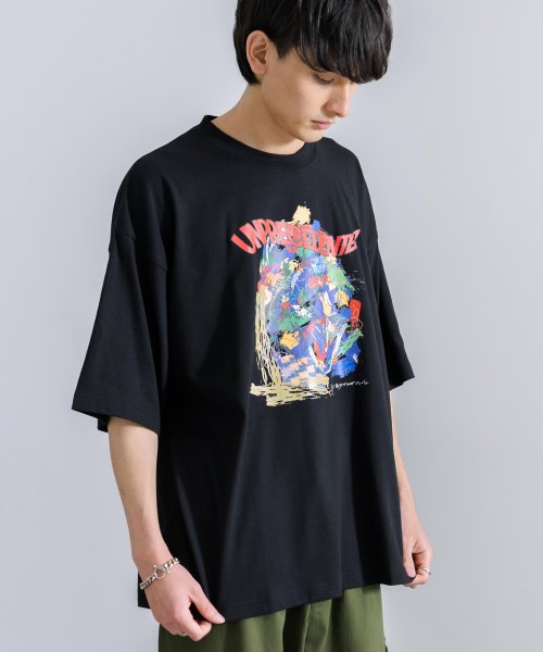 Rocky Monroe(ロッキーモンロー)/Tシャツ 半袖 刺繍 プリント カットソー メンズ レディース ビッグシルエット オーバーサイズ ゆったり ルーズ ワイド クルーネック TC天竺 カジュアル /img10