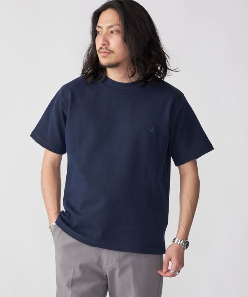 SHIPS MEN(シップス　メン)/*SHIPS: ワンポイント ロゴ バーズアイ Tシャツ 24SS/img19