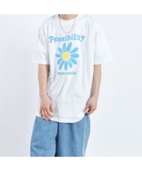 MODISH GAZE(モディッシュ ガゼ)/プリントTシャツ デイジープリント Possibility/img02