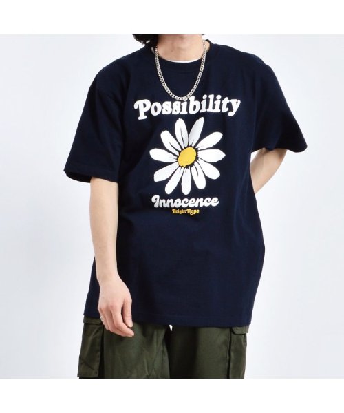 MODISH GAZE(モディッシュ ガゼ)/プリントTシャツ デイジープリント Possibility/img06