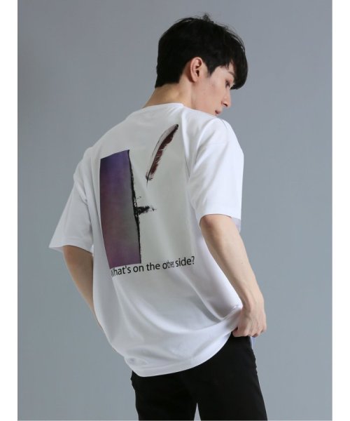 semanticdesign(セマンティックデザイン)/バックグラフィック クルーネック半袖ルーズ 半袖 メンズ Tシャツ カットソー カジュアル インナー ビジネス ギフト プレゼント/img02