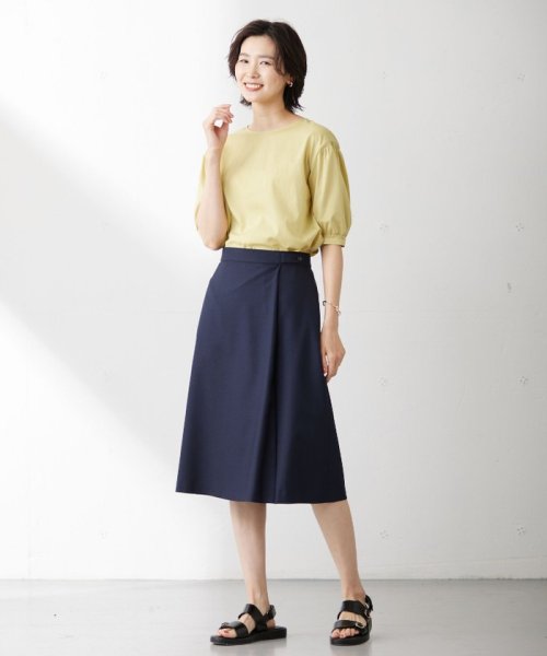 J.PRESS LADIES（LARGE SIZE）(J．プレス　レディス（大きいサイズ）)/【WEB限定カラーあり・洗える】ラミーポプリン ボリュームスリーブ ブラウス/img08