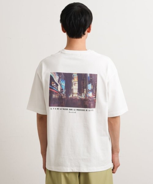 a.v.v (MEN)(アー・ヴェ・ヴェメンズ)/【フォトグラファーコラボ】NYフォトワイドTシャツ(TRAVELシリーズ）/img08