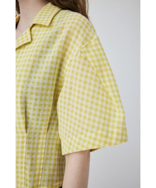 moussy(マウジー)/SUMMER GINGHAM CHECK シャツ/img05