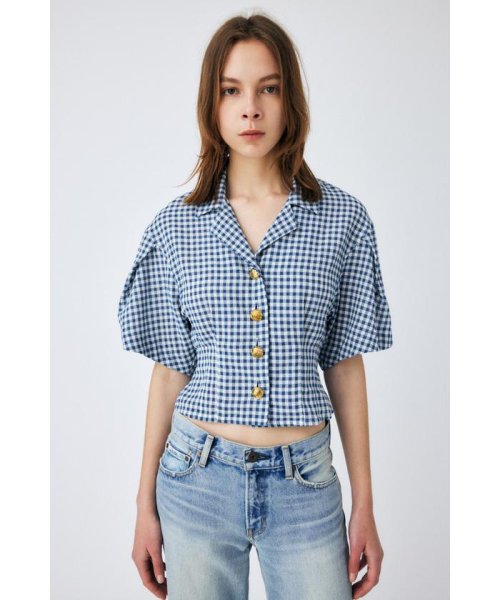 moussy(マウジー)/SUMMER GINGHAM CHECK シャツ/img09