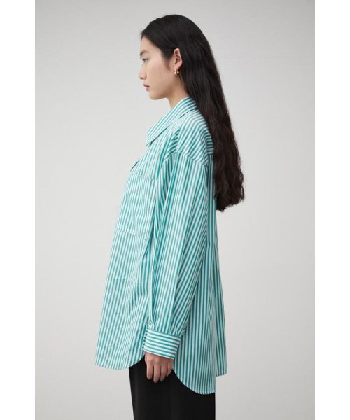 AZUL by moussy(アズールバイマウジー)/RELATECH COTTON LOOSE SHIRT/img05