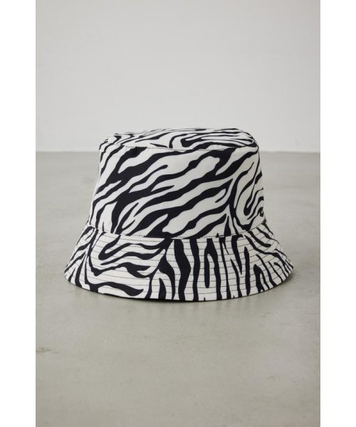 AZUL by moussy(アズールバイマウジー)/ZEBRA PATTERN RV BUCKET HATII/img01