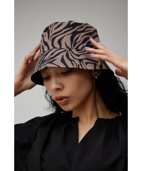 AZUL by moussy(アズールバイマウジー)/ZEBRA PATTERN RV BUCKET HATII/img14