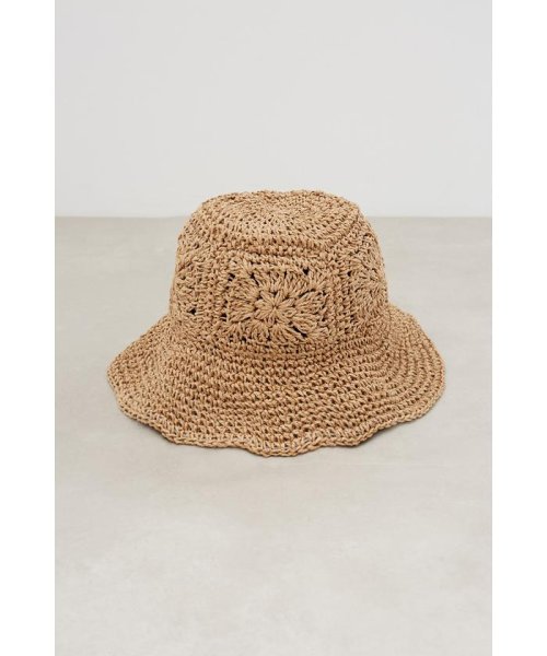 AZUL by moussy(アズールバイマウジー)/OPENWORK KNITTING MESH HAT/img10