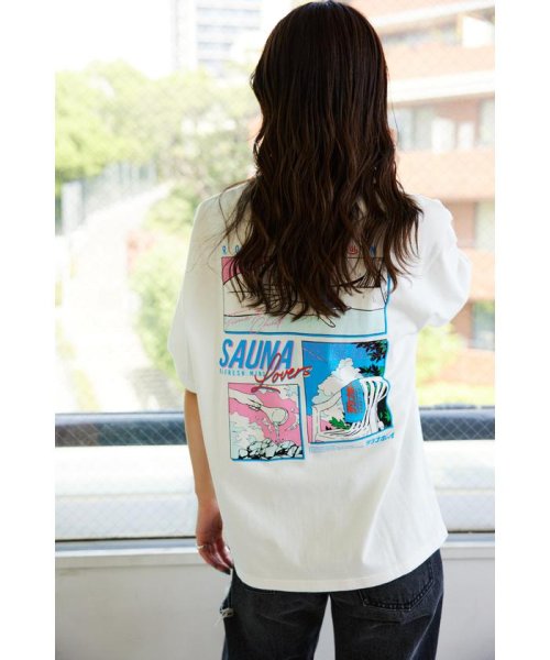 RODEO CROWNS WIDE BOWL(ロデオクラウンズワイドボウル)/サウナボーイ SAUNA LOVERS Tシャツ/img01