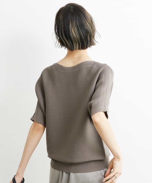 MICHEL KLEIN(ミッシェルクラン)/[定番人気]ホールガーメント(R)ボートネックニット（WEB限定カラー）/img18