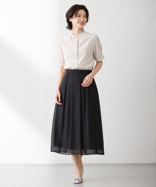 J.PRESS LADIES（LARGE SIZE）(J．プレス　レディス（大きいサイズ）)/【WEB限定カラーあり・洗える】 ブライトスパンボイル スカート/img07