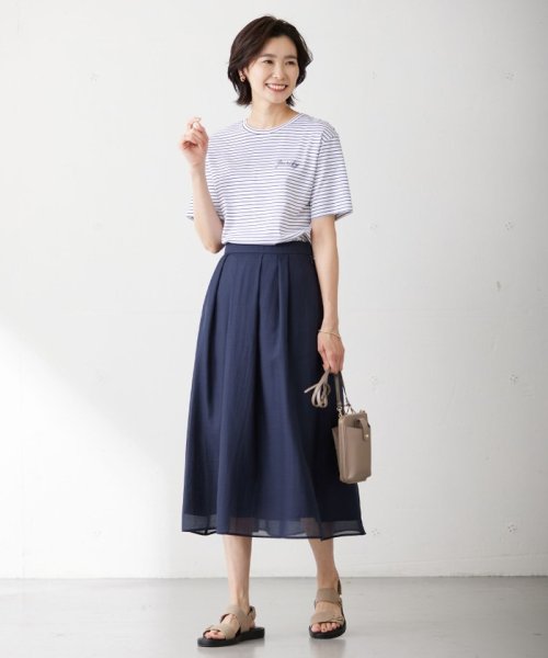 J.PRESS LADIES（LARGE SIZE）(J．プレス　レディス（大きいサイズ）)/【WEB限定カラーあり・洗える】 ブライトスパンボイル スカート/img13