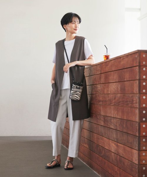 ◆◆【L】＊Wings掲載＊【ウォッシャブル】【接触冷感】エコリネンライクタンブラージレ ＊Wings掲載＊ ウォッシャブル 接触冷感