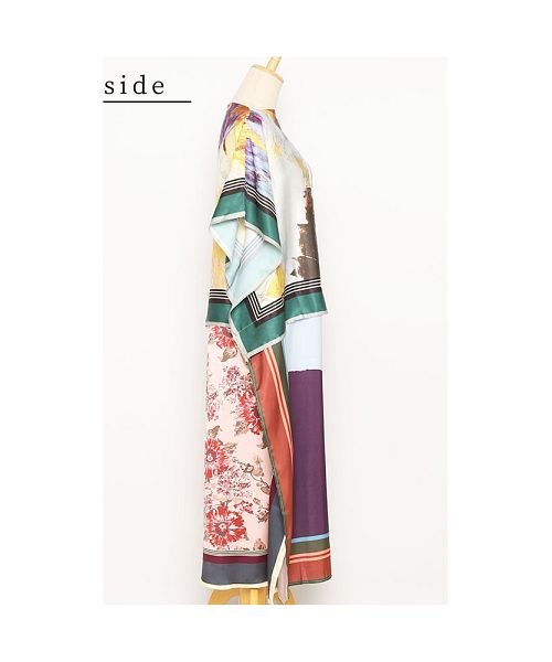 Sawa a la mode(サワアラモード)/艶スカーフを身に纏う前後２ＷＡＹワンピース/img20