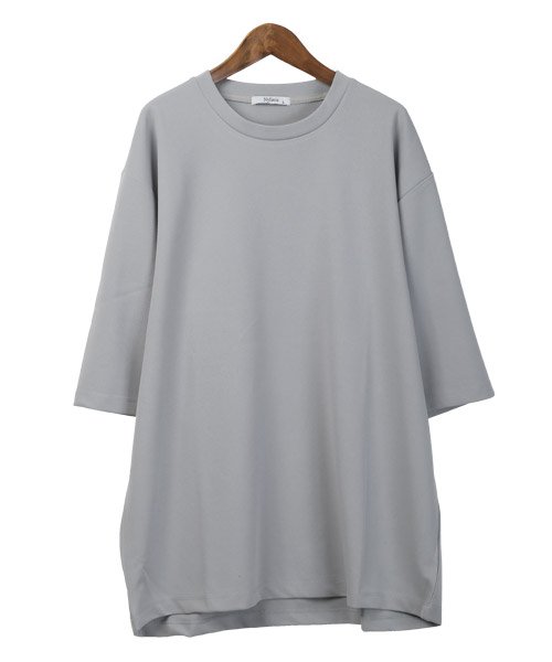 LUXSTYLE(ラグスタイル)/ジョーゼットBIGTシャツ/Tシャツ メンズ 半袖 5分袖 ビッグシルエット 無地 梨地 ジョーゼット/img10