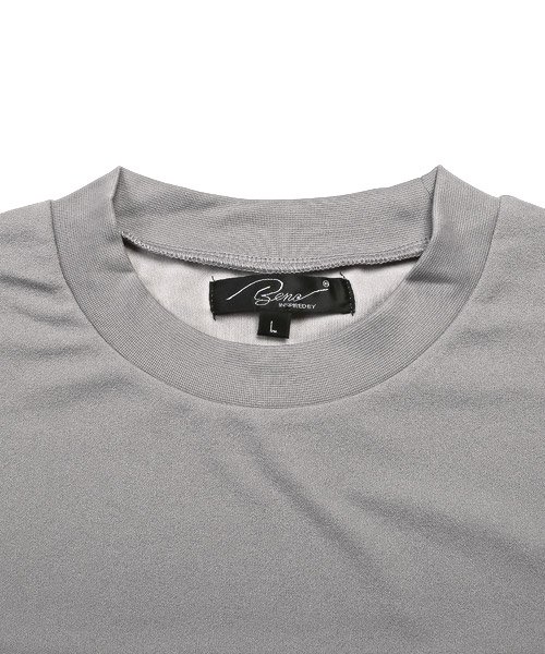 LUXSTYLE(ラグスタイル)/カットジョーゼット異素材切替Tシャツ/Tシャツ メンズ 半袖 切替 異素材 ジョーゼット メンズTシャツ カットソー/img16